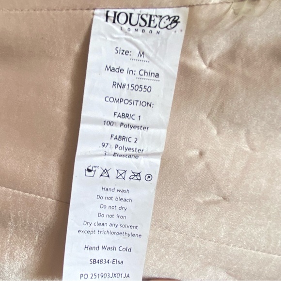 House of CB Elsa silver sparkly corset top - Picture 7 of 7